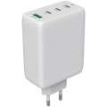 Canyon Зарядний пристрій Canyon CU100ACC GaN 100W 3xPD 1xQC EU White (CNS-CUW100ACC)