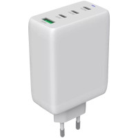 Зарядний пристрій Canyon CU100ACC GaN 100W 3xPD 1xQC EU White (CNS-CUW100ACC)