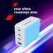 Canyon Зарядний пристрій Canyon CU100ACC GaN 100W 3xPD 1xQC EU White (CNS-CUW100ACC)