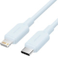 Vention Дата кабель USB-C to Lightning 1.0m PD27W PVC blue Vention (LAKSF)