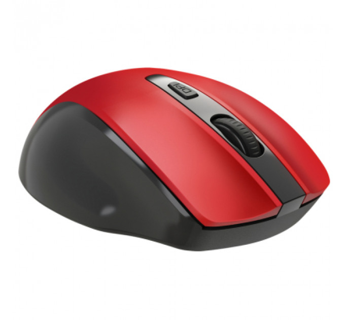 Мишка Defender Prime MB-053 Silent Wireless Red (52052)