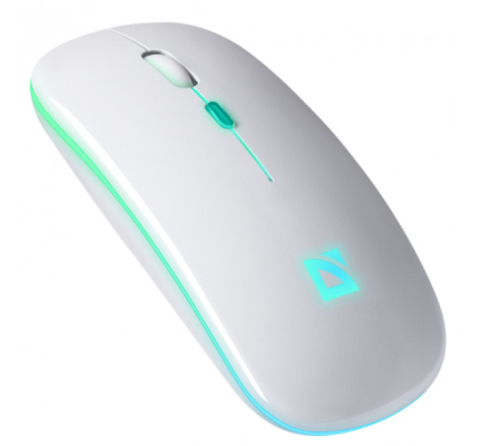 Мишка Defender Touch MM-997 Silent Wireless RGB White (52998)
