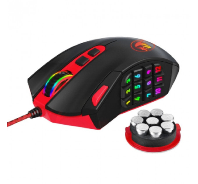 Мишка Redragon M901-2 MMO USB Black (78177)