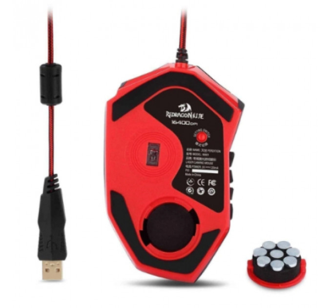 Мишка Redragon M901-2 MMO USB Black (78177)