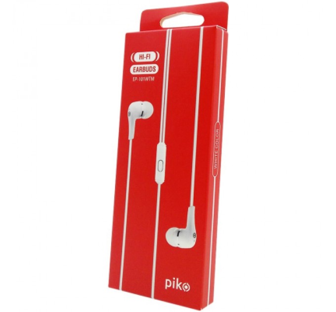Навушники Piko EP-101WTM White (1283126477751)