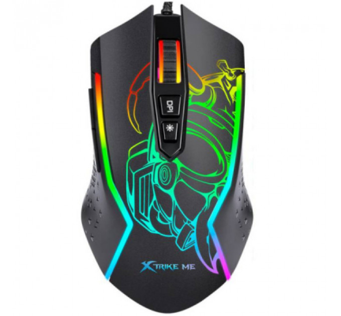 Мишка Xtrike ME GM-327 USB RGB Black (GM-327)