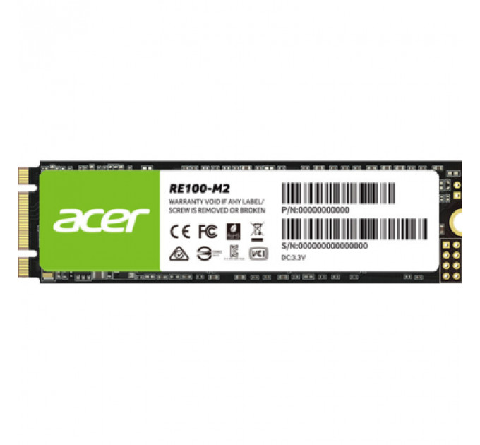 Накопичувач SSD M.2 2280 2TB RE100 Acer (BL.9BWWA.116)