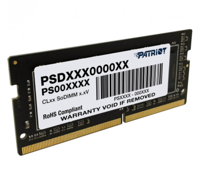 Модуль пам'яті для ноутбука SoDIMM DDR4 16GB 2666 MHz Signature Line Patriot (PSD416G266681S)