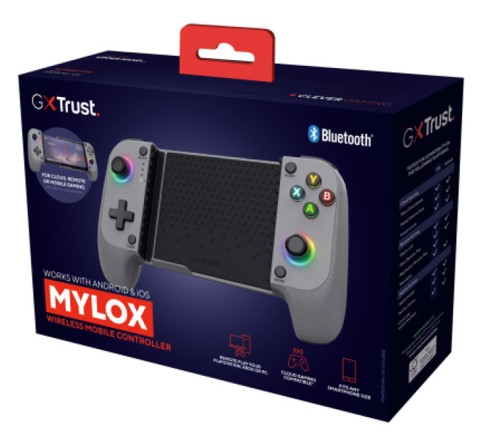 Trust Геймпад Trust GXT 735G Mylox Wireless mobile Controller Grey (25649)