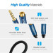 Ugreen Кабель мультимедійний 3.5mm M to 3.5mm F 1.0m AV118 blue Ugreen (40673)