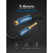 Ugreen Кабель мультимедійний 3.5mm M to 3.5mm F 1.0m AV118 blue Ugreen (40673)