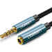 Ugreen Кабель мультимедійний 3.5mm M to 3.5mm F 1.0m AV118 blue Ugreen (40673)