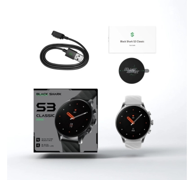 Black Shark Смарт-годинник Black Shark S3 Classic BS-W2410 Срібний (1184525)