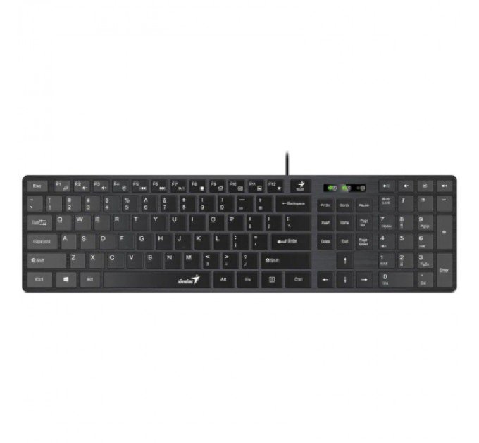 Комплект Genius C-126 SlimStar USB Black Ukr (31330007407)