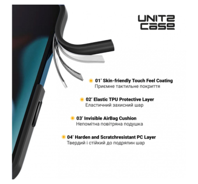 Armorstandart Чохол до мобільного телефона Armorstandart UNIT2 Apple iPhone 14 Black (ARM69937)