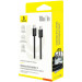 Baseus Дата кабель USB-C to USB-C 1.0m 100W (20V/5A) black Baseus (P10381400121-00)