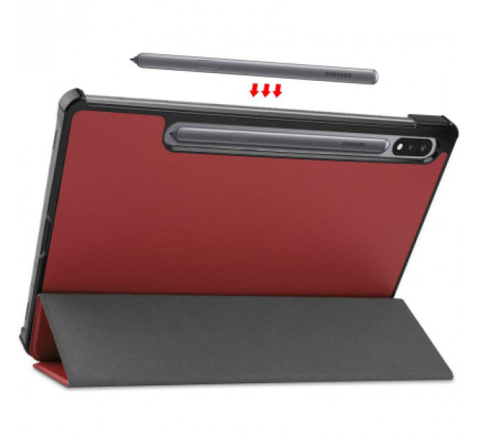 Чохол до планшета BeCover Smart Case Samsung Tab S9 (SM-X710/SM-X716)/S9 FE (SM-X510/SM-X516B) 11.0" Red Wine (709893)