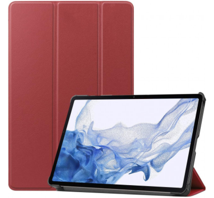 Чохол до планшета BeCover Smart Case Samsung Tab S9 (SM-X710/SM-X716)/S9 FE (SM-X510/SM-X516B) 11.0" Red Wine (709893)