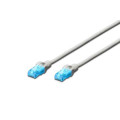 Assmann Патч-корд 10м, UTP, cat.5e, AWG 26/7, CCA, PVC, grey Digitus (DK-1512-100)
