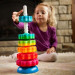 Fat Brain Toys Розвиваюча іграшка Fat Brain Toys Пірамідка гвинтова тактильна SpinAgain (F110ML)