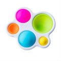 Fat Brain Toys Брязкальце Fat Brain Toys прорізувач і тактильна іграшка Натисни кулю dimpl (F192ML)