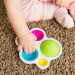 Fat Brain Toys Брязкальце Fat Brain Toys прорізувач і тактильна іграшка Натисни кулю dimpl (F192ML)