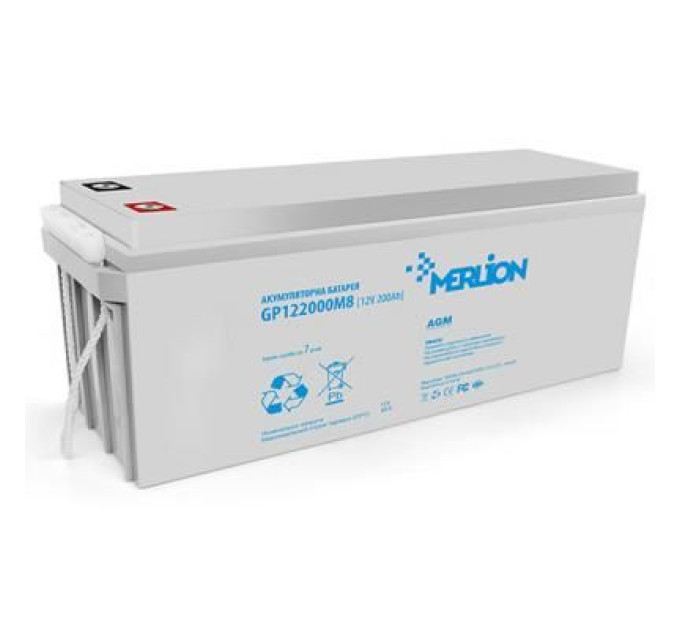 Merlion Батарея до ДБЖ Merlion AGM GP122000M8 12 V-200 Ah (GP122000M8)