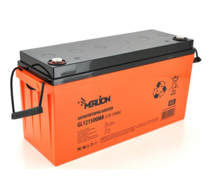Merlion Батарея до ДБЖ Merlion 12V-150 Ah GEL (GL121500M8)