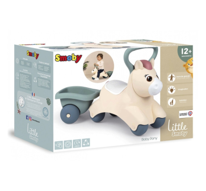 Smoby Чудомобіль Smoby Little Поні з причепом (140502)