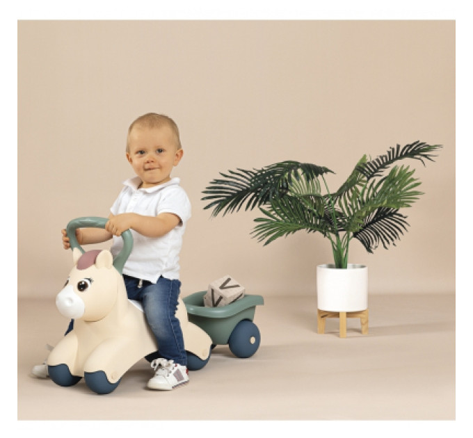 Smoby Чудомобіль Smoby Little Поні з причепом (140502)