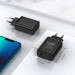 Vention Зарядний пристрій Vention 2xUSB 38W (USB-C+USB-A) PD+QC3.0 black (FBIB0-EU)