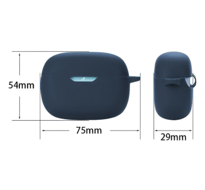 BeCover Чохол для навушників BeCover Silicon для JBL Wave Beam TWS Deep Blue (710190)