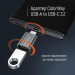 ColorWay Перехідник OTG USB 3.2 AF to USB-C ColorWay (CW-AD-AC3)