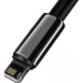 Baseus Дата кабель USB 2.0 AM to Lightning 2.0m 2.4A black Baseus (CALWJ-A01)