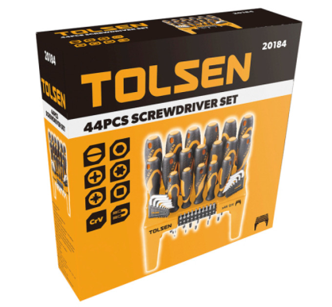 Tolsen Набір викруток Tolsen 44 шт (20184)