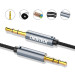 Choetech Кабель мультимедійний 3.5mm M to 3.5mm M 1.2m Choetech (AUX002)