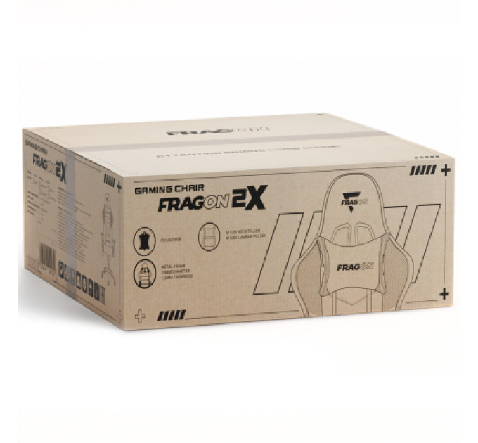 FragON Крісло ігрове FragON 2X Series White/Black (FRGN_2X_R2_WHITE)