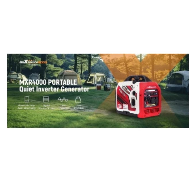 maXpeedingRODS Генератор maXpeedingRODS MXR4000, інверторний, 3.5kW, ручний старт (MXR4000)