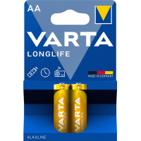 Батарейка VARTA LONGLIFE AA BLI 2 ALKALINE 04106101412