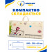 XoKo Childcare Дитячий килимок XoKo Childcare двосторонній термокилимок 200 × 180 х 0,8 см (XK-CHC-20-18-CRP1)