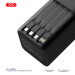 XO Батарея універсальна XO 50000mAh, PD/20W, QC/22,5W, Lamp, black (XO-PR286-BK)