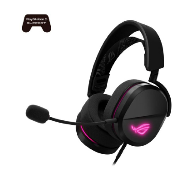 ASUS Навушники ASUS ROG Pelta Core USB-C RGB Black (90YH04E200-BHUA00)