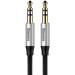 Baseus Кабель мультимедійний Jack 3.5mm Yiven M30 M/M 1m silver-black Baseus (CAM30-BS1)
