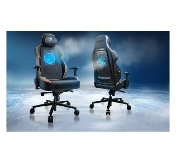 Cougar Крісло ігрове NxSys Aero Black, колір чорний
