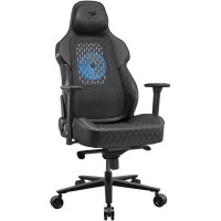 Крісло ігрове NxSys Aero Black, колір чорний