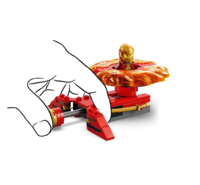 Конструктор LEGO Ninjago Дракон Кая Спін-джитсу (71823)