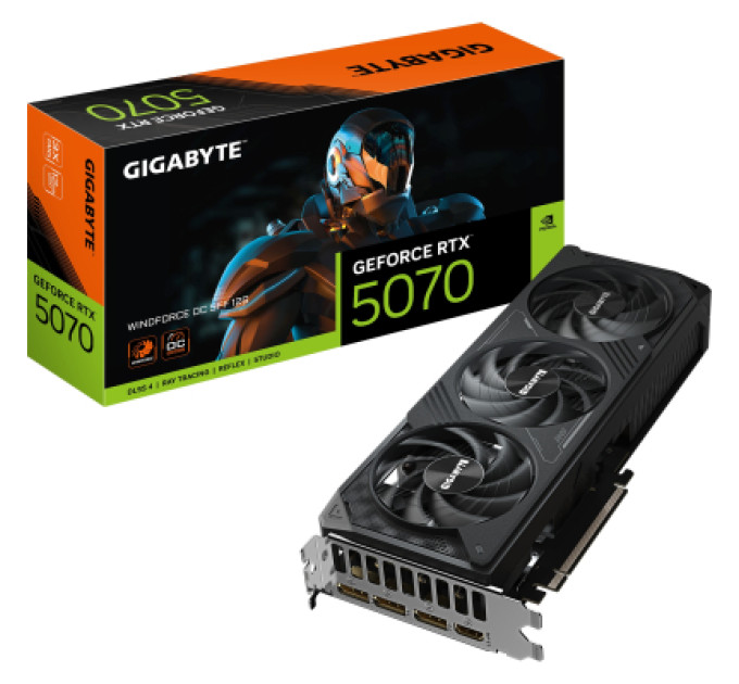 GIGABYTE Відеокарта GIGABYTE GeForce RTX5070 12Gb WINDFORCE OC SFF (GV-N5070WF3OC-12GD)