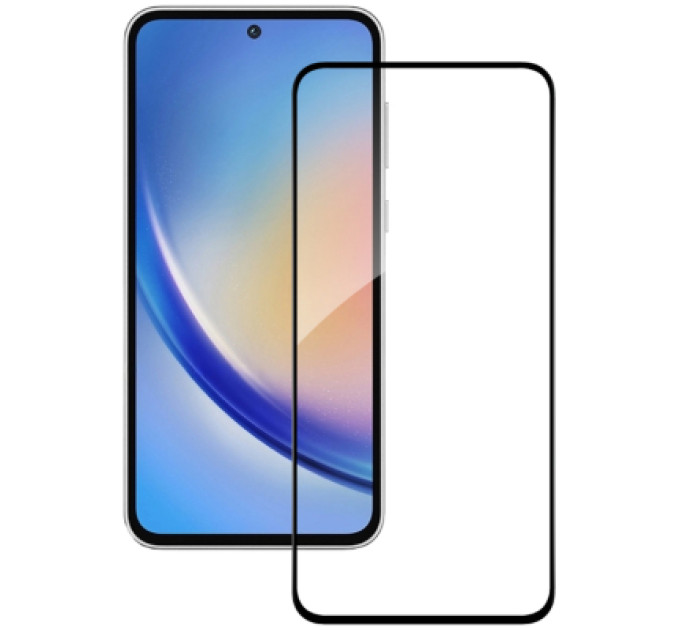 ACCLAB Скло захисне ACCLAB Full Glue Samsung A35 Black (1283126588778)