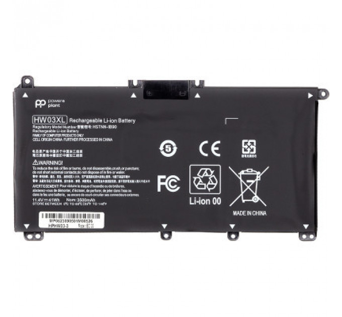 Акумулятор до ноутбука HP 255 G8 (HW03XL) 11.4V 3500mAh PowerPlant (NB462087)