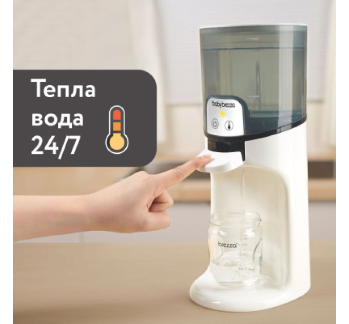 Baby Brezza Машина для приготування дитячої суміші Baby Brezza Підігрівач води для дитячої суміші Instant Warmer, білий (BRZ0057)